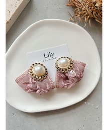 【Lily accessory】インド刺繡ピアス(MA)