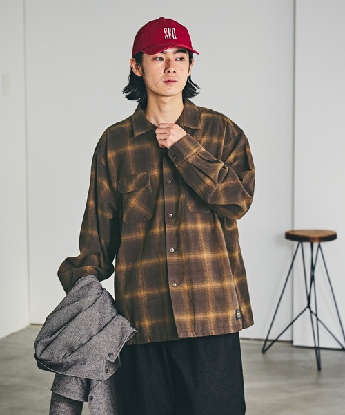PENDLETON(ペンドルトン)】別注オープンカラーチェックシャツ（シャツ