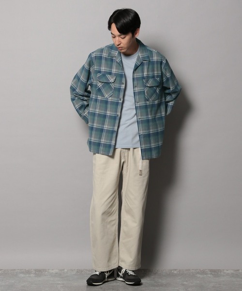 セール】【PENDLETON(ペンドルトン)】別注オープンカラーチェック