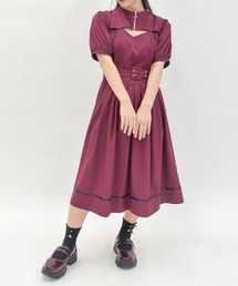 axes femme | ボレロ風ハイウエストワンピース(ワンピース)