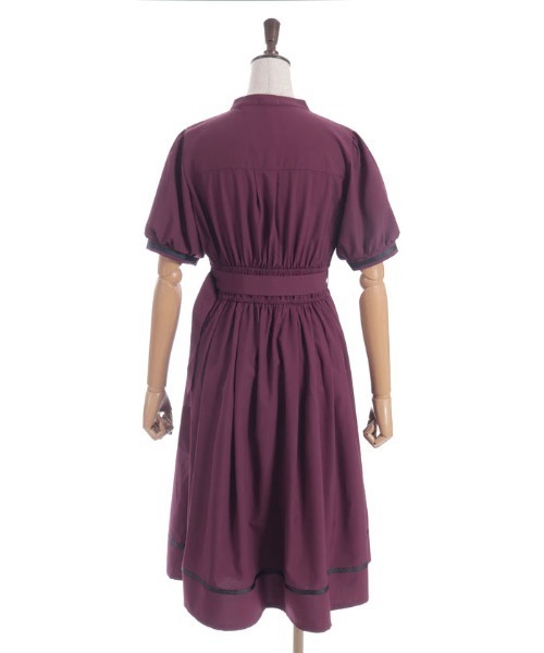 アマベル　ワンピース　axes femme ボレロ風ハイウエストワンピース（ワンピース）｜axes femme