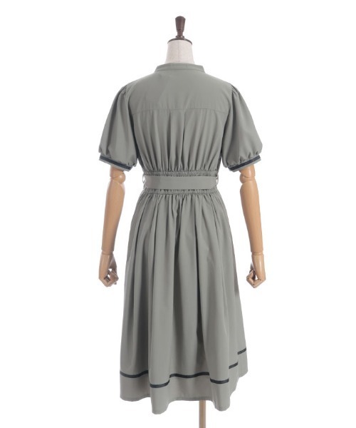 ボレロ風ハイウエストワンピース（ワンピース）｜axes femme