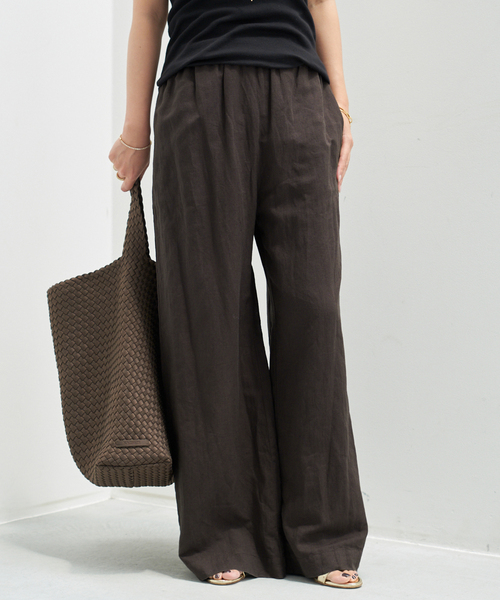 Cotton Linen Relax パンツ（その他パンツ）｜Deuxieme Classe