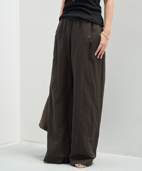 Cotton Linen Relax パンツ（その他パンツ）｜Deuxieme Classe