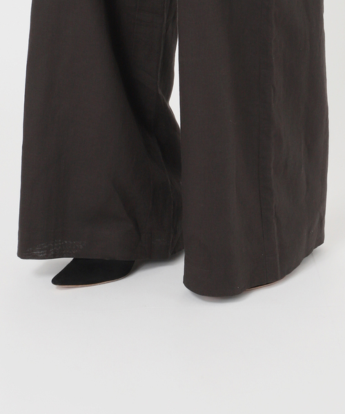 Deuxieme Classe ★現行完売品★*Linen ワイドパンツ Cotton Linen Relax パンツ（その他パンツ）｜Deuxieme Classe