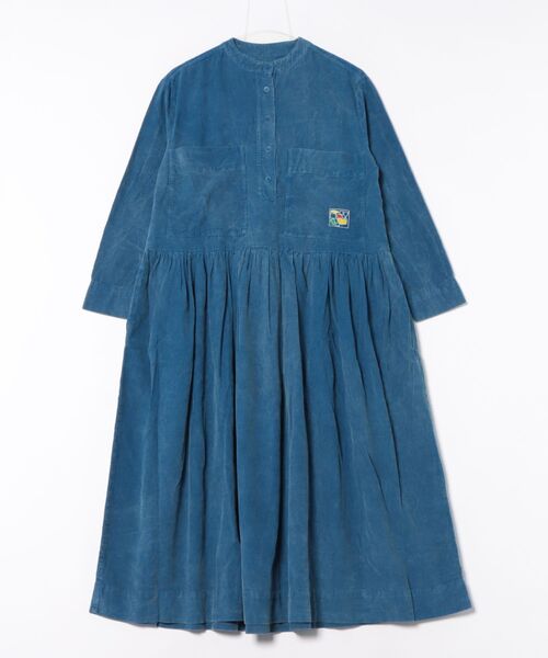 BOBO CHOSES（ボボショーズ）の「Blue corduroy relaxed dress（ワンピース・レディース・ブルー・S/M/XL/L/XS）」の10枚目の写真