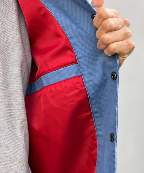 DEUS EX MACHINA(デウスエクスマキナ)の「【DEUS】Stadium Jacket(スタジャン・メンズ・ブルー/ブラック・MEDIUM/LARGE/X-LARGE)」の14枚目の写真
