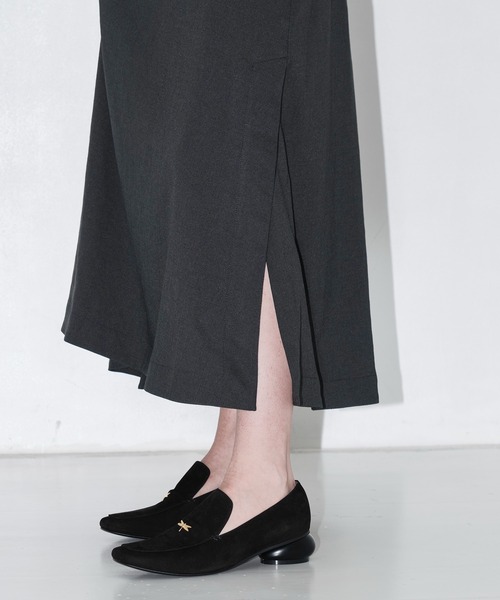 THE TOKYO(ザトウキョウ)の「【THE TOKYO/ザトウキョウ】Waist Gather Flare Skirt/ウエストギャザーフレアスカート/SET UP(セットアップ)(スカート・レディース・ライトベージュ/チャコールグレー・38/36)」の9枚目の写真
