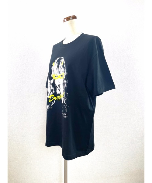 WORLD WIDE LOVE!（ワールドワイドラブ）の「イリナ　BIG TEE（Tシャツ/カットソー・レディース・ラベンダー/ブラック/オフホワイト・1）」の5枚目の写真