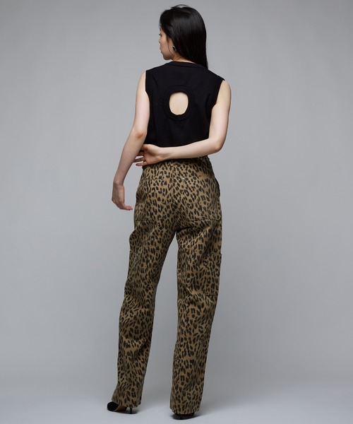 Narcissus（ナルシス）の「カットノースリニットトップス　（タンクトップ・レディース・ブルー/ブラック・FREE）」の4枚目の写真