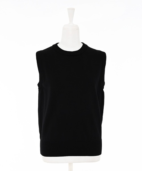 Narcissus（ナルシス）の「カットノースリニットトップス　（タンクトップ・レディース・ブルー/ブラック・FREE）」の11枚目の写真