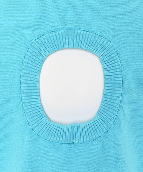 Narcissus（ナルシス）の「カットノースリニットトップス　（タンクトップ・レディース・ブルー/ブラック・FREE）」の17枚目の写真