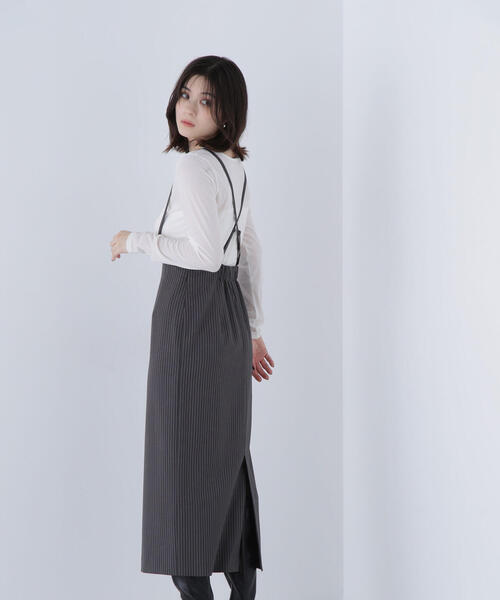 ◇ストラップ付ナロースカート