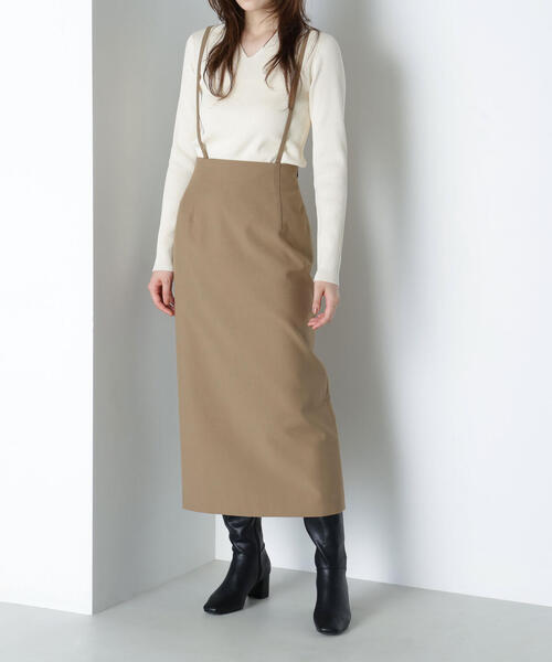 ◇ストラップ付ナロースカート