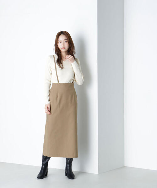◇ストラップ付ナロースカート