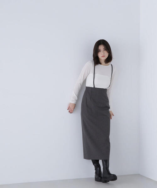 ◇ストラップ付ナロースカート