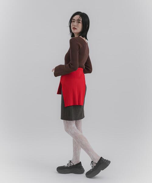 SENSE OF PLACE by URBAN RESEARCH（センスオブプレイスバイアーバンリサーチ）の「【お気に入り6万人突破/S~XLサイズ/厚底】レースアップバレエスニーカーレースアップバレエスニーカー（スニーカー・レディース・ブラウン/ブラック/グレー/アイボリー・SMALL/MEDIUM/LARGE/X-LARGE）」の11枚目の写真