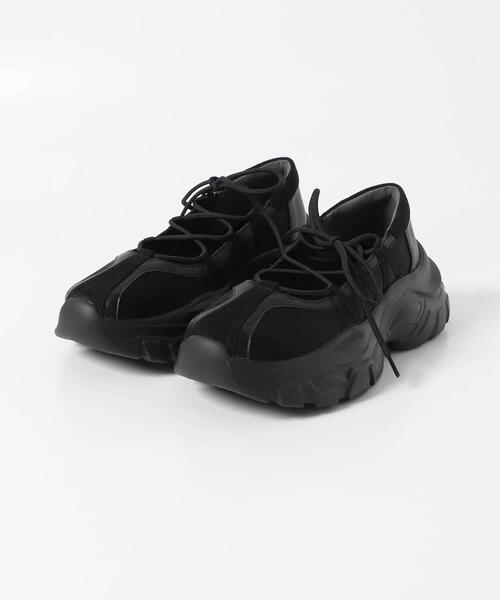 SENSE OF PLACE by URBAN RESEARCH（センスオブプレイスバイアーバンリサーチ）の「【お気に入り6万人突破/S~XLサイズ/厚底】レースアップバレエスニーカーレースアップバレエスニーカー（スニーカー・レディース・ブラウン/ブラック/グレー/アイボリー・SMALL/MEDIUM/LARGE/X-LARGE）」の19枚目の写真