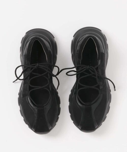 SENSE OF PLACE by URBAN RESEARCH（センスオブプレイスバイアーバンリサーチ）の「【お気に入り6万人突破/S~XLサイズ/厚底】レースアップバレエスニーカーレースアップバレエスニーカー（スニーカー・レディース・ブラウン/ブラック/グレー/アイボリー・SMALL/MEDIUM/LARGE/X-LARGE）」の20枚目の写真