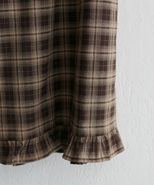 natural couture（ナチュラルクチュール）の「【WEB限定】裾フリルチェック柄スカート（スカート・レディース・その他3/その他2/その他1/その他4・FREE）」の17枚目の写真