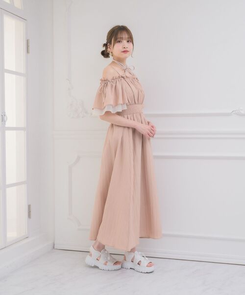 【希少】フランス製　Paul&Joe秋も大活躍のワンショルダーワンピース La boutique BonBon｜【最強愛されワンピ】シャーリング2WAY