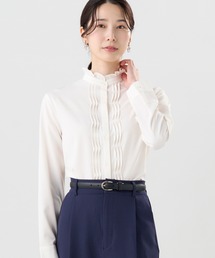 TOKYO SHIRTS | COFREX  ひねりピンタックブラウス 長袖 レディースデザインシャツ(シャツ/ブラウス)