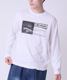 フォトプリント ロンT Tシャツ 長袖 PRIMAL POINT