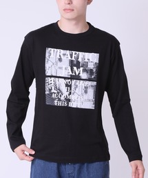 フォトプリント ロンT Tシャツ 長袖　PRIMAL POINT