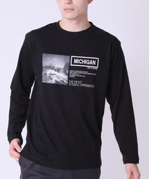 フォトプリント ロンT Tシャツ 長袖 PRIMAL POINT