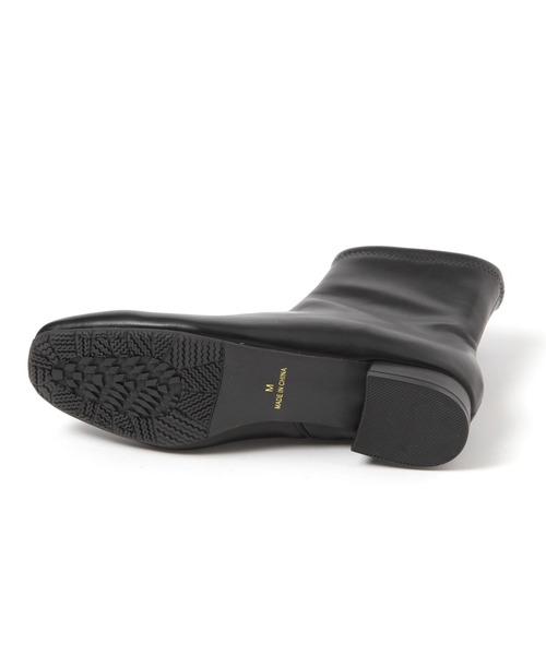 FOUND GOOD（ファウンドグッド）の「ローヒールストレッチブーツ（ブーツ・レディース・アイボリー/ブラック/ブラウン系8・XL/L/M/S）」の10枚目の写真