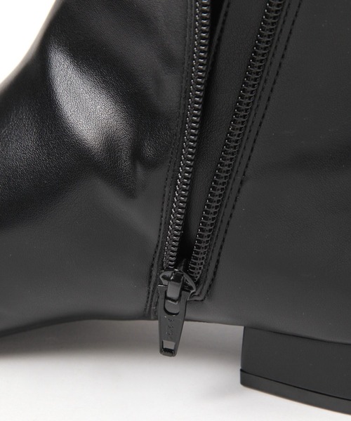 FOUND GOOD（ファウンドグッド）の「ローヒールストレッチブーツ（ブーツ・レディース・アイボリー/ブラック/ブラウン系8・XL/L/M/S）」の12枚目の写真