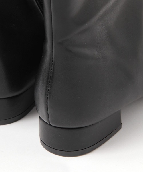 FOUND GOOD（ファウンドグッド）の「ローヒールストレッチブーツ（ブーツ・レディース・アイボリー/ブラック/ブラウン系8・XL/L/M/S）」の13枚目の写真