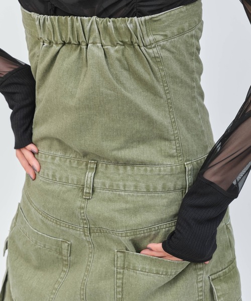 atmos pink（アトモスピンク）の「atmos pink Cargo All in One / アトモス ピンク カーゴ オール イン ワン（その他パンツ・レディース・カーキ/ブラック・S/M）」の18枚目の写真