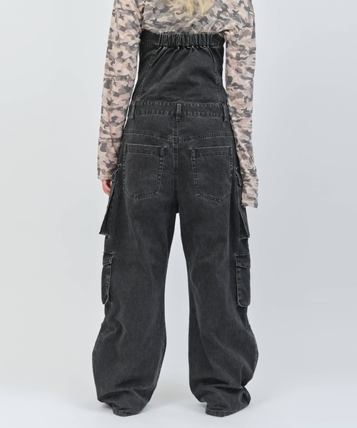 atmos pink（アトモスピンク）の「atmos pink Cargo All in One / アトモス ピンク カーゴ オール イン ワン（その他パンツ・レディース・カーキ/ブラック・S/M）」の11枚目の写真