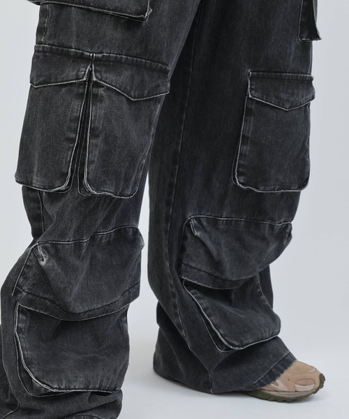 atmos pink（アトモスピンク）の「atmos pink Cargo All in One / アトモス ピンク カーゴ オール イン ワン（その他パンツ・レディース・カーキ/ブラック・S/M）」の7枚目の写真