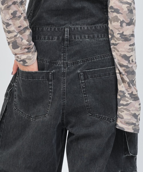 atmos pink（アトモスピンク）の「atmos pink Cargo All in One / アトモス ピンク カーゴ オール イン ワン（その他パンツ・レディース・カーキ/ブラック・S/M）」の9枚目の写真