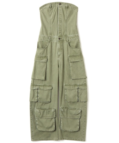 atmos pink（アトモスピンク）の「atmos pink Cargo All in One / アトモス ピンク カーゴ オール イン ワン（その他パンツ・レディース・カーキ/ブラック・S/M）」の14枚目の写真