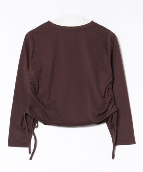 GORGE（ゴージ）の「《ガールズロゴ×フォトプリント》レディース 長袖カットソー サイドドロスト ロンT 春秋冬（Tシャツ/カットソー・レディース・オートミール/チャコール/ネイビー/ブラウン・F）」の11枚目の写真