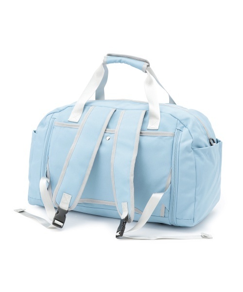 LOVETOXIC（ラブトキシック）の「【LTXC】【容量40-45L】【撥水】拡張3wayボストン（ボストンバッグ・キッズ・ブラック/サックスブルー/カラフル・F）」の10枚目の写真