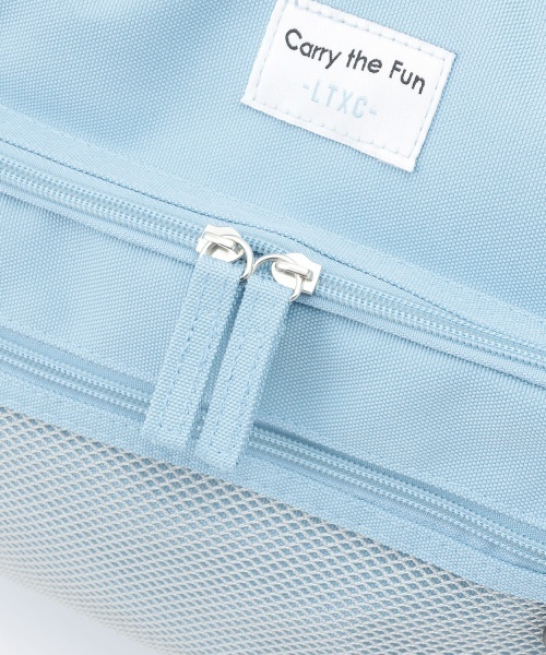 LOVETOXIC（ラブトキシック）の「【LTXC】【容量40-45L】【撥水】拡張3wayボストン（ボストンバッグ・キッズ・ブラック/サックスブルー/カラフル・F）」の13枚目の写真