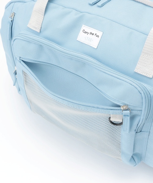 LOVETOXIC（ラブトキシック）の「【LTXC】【容量40-45L】【撥水】拡張3wayボストン（ボストンバッグ・キッズ・ブラック/サックスブルー/カラフル・F）」の18枚目の写真