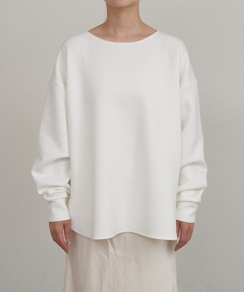 russet（ラシット）の「【再値下げ】ラウンドヘムプルオーバー（Tシャツ/カットソー・レディース・ブラック/ホワイト・FREE）」の12枚目の写真