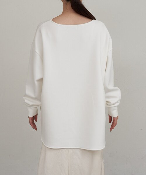 russet（ラシット）の「【再値下げ】ラウンドヘムプルオーバー（Tシャツ/カットソー・レディース・ブラック/ホワイト・FREE）」の15枚目の写真