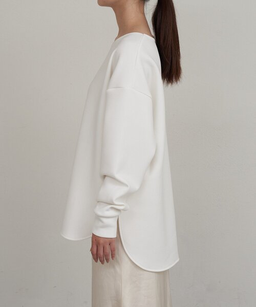 russet（ラシット）の「【再値下げ】ラウンドヘムプルオーバー（Tシャツ/カットソー・レディース・ブラック/ホワイト・FREE）」の21枚目の写真