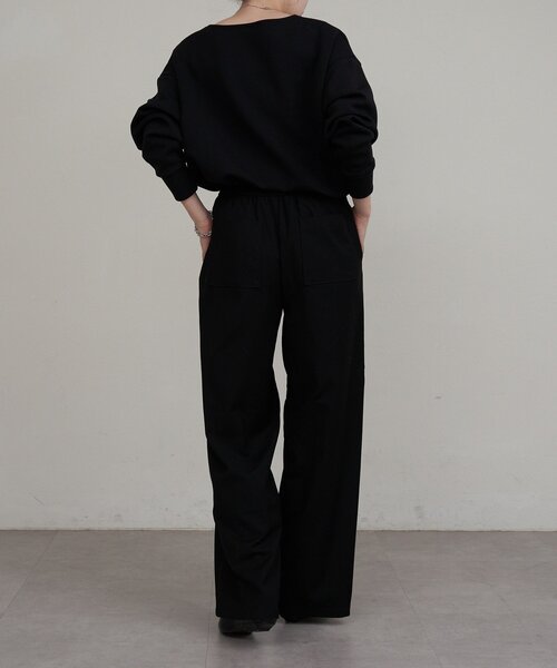 russet（ラシット）の「【再値下げ】ラウンドヘムプルオーバー（Tシャツ/カットソー・レディース・ブラック/ホワイト・FREE）」の22枚目の写真