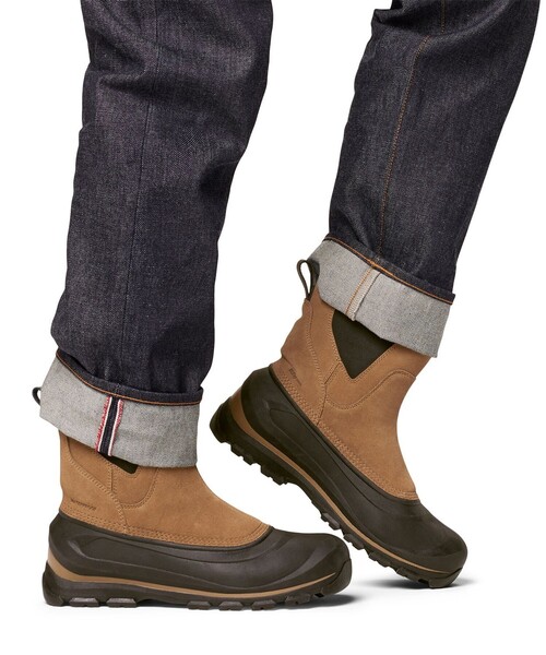 防寒 SOREL／メンズ バクストン プルオンブーツ ウォータープルーフ