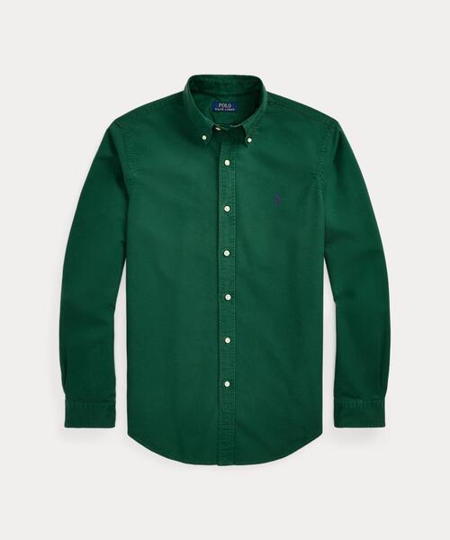 POLO RALPH LAUREN（ポロ ラルフ ローレン）の「クラシック フィット ガーメントダイド オックスフォード シャツ（シャツ/ブラウス・メンズ・グリーン・S/M/L/XL/XS/XXL）」の8枚目の写真