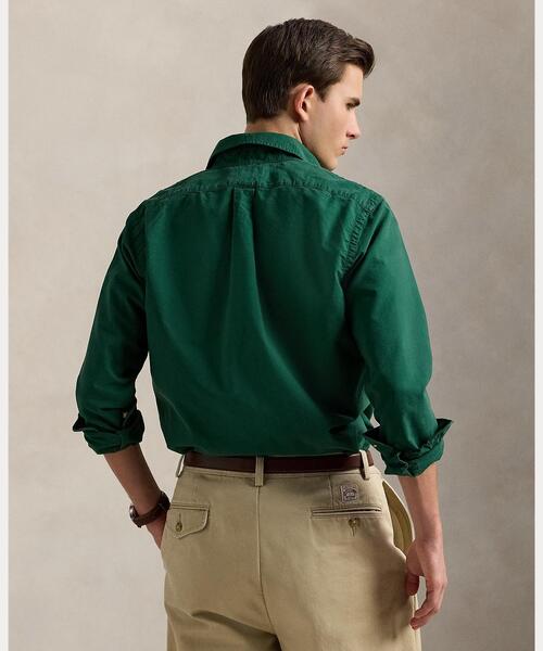 POLO RALPH LAUREN（ポロ ラルフ ローレン）の「クラシック フィット ガーメントダイド オックスフォード シャツ（シャツ/ブラウス・メンズ・グリーン・S/M/L/XL/XS/XXL）」の10枚目の写真