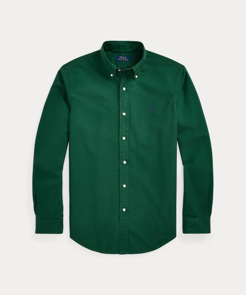 POLO RALPH LAUREN（ポロ ラルフ ローレン）の「クラシック フィット ガーメントダイド オックスフォード シャツ（シャツ/ブラウス・メンズ・グリーン・S/M/L/XL/XS/XXL）」の2枚目の写真