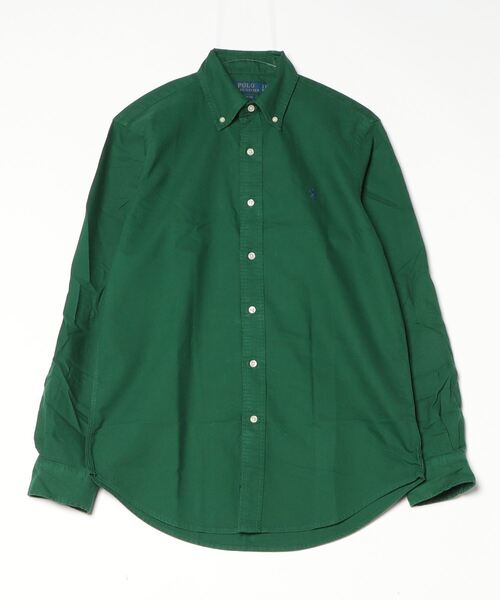 POLO RALPH LAUREN（ポロ ラルフ ローレン）の「クラシック フィット ガーメントダイド オックスフォード シャツ（シャツ/ブラウス・メンズ・グリーン・S/M/L/XL/XS/XXL）」の7枚目の写真